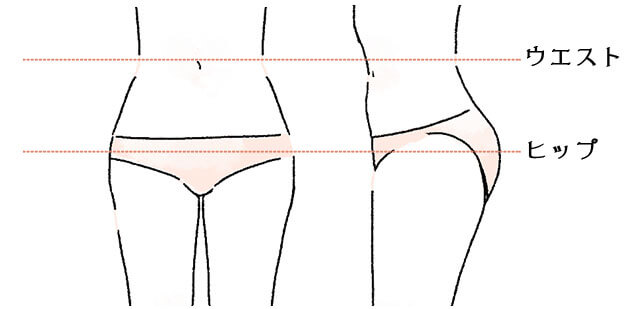 正しいサイズの測り方 Urona公式オンラインショップ